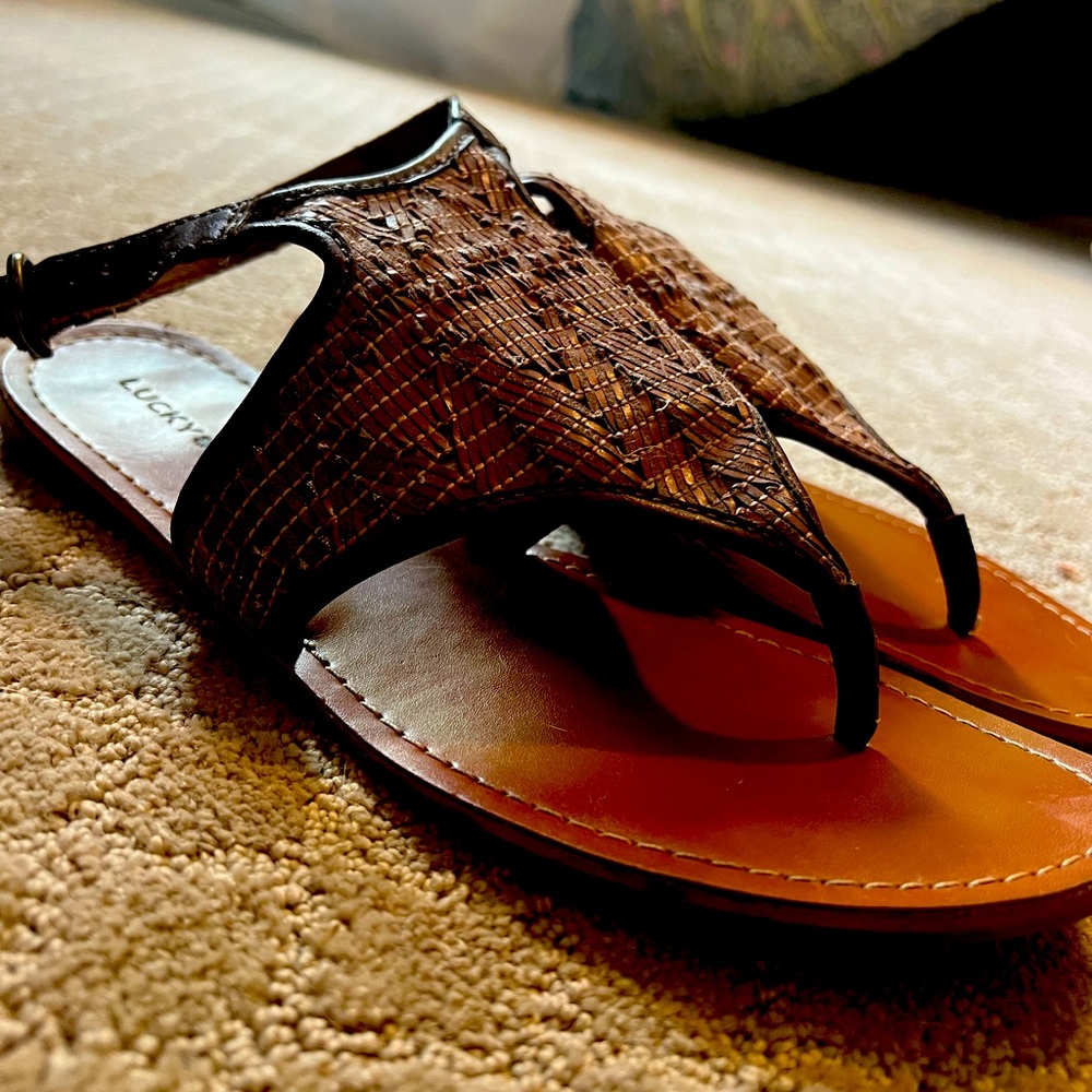 Lucky Brand Leather Sandals